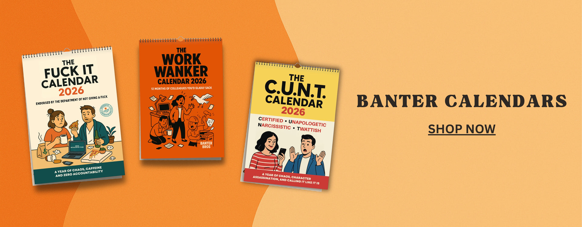 2026 adult humour calendars