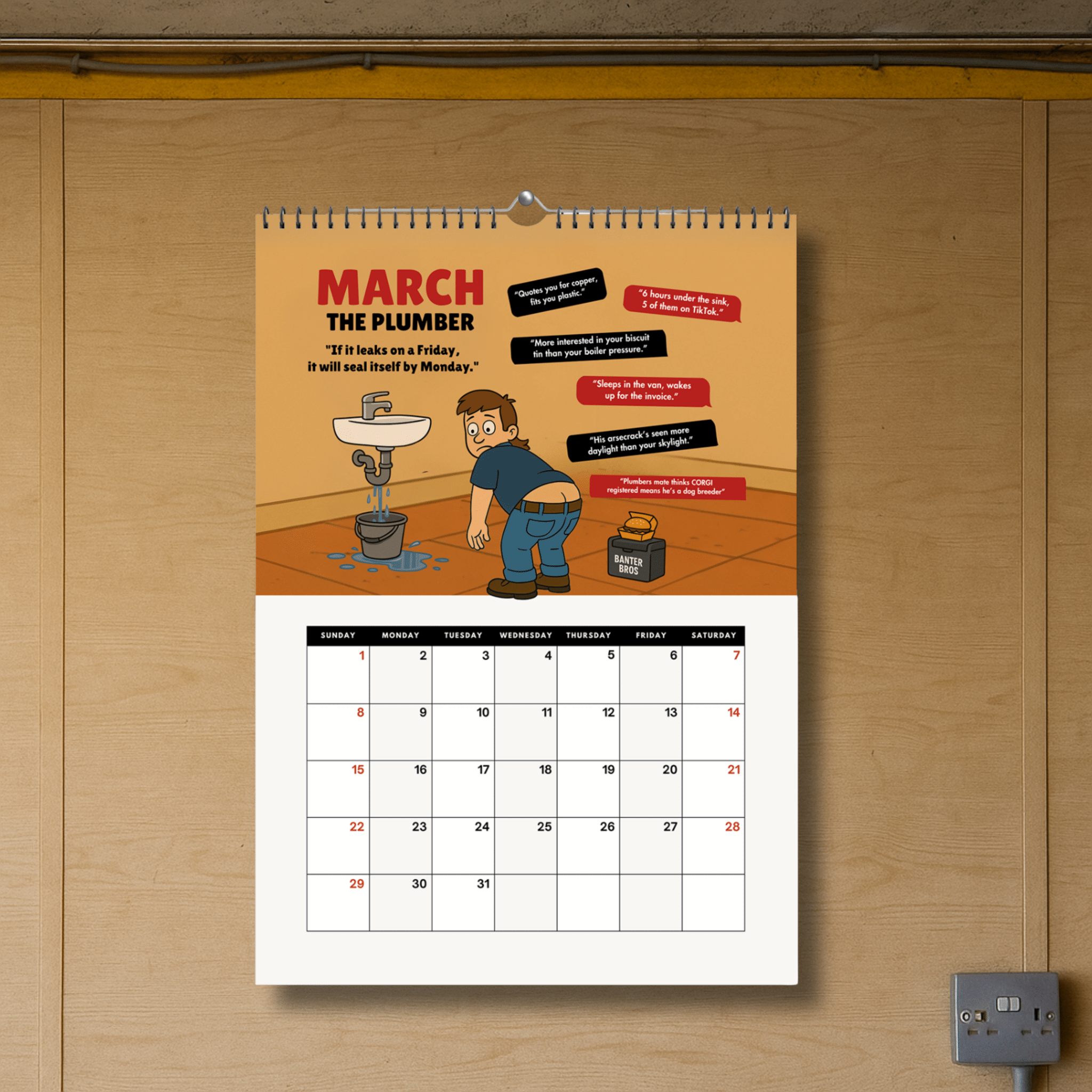 The Construction Calendar 2026 - BanterBros