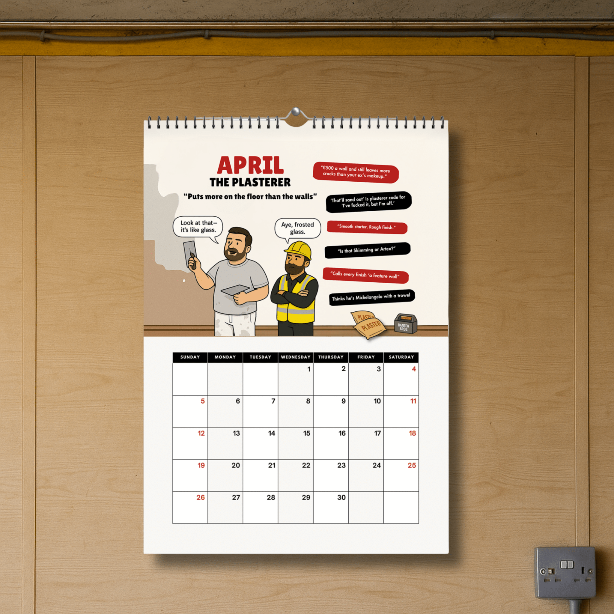The Construction Calendar 2026 - BanterBros