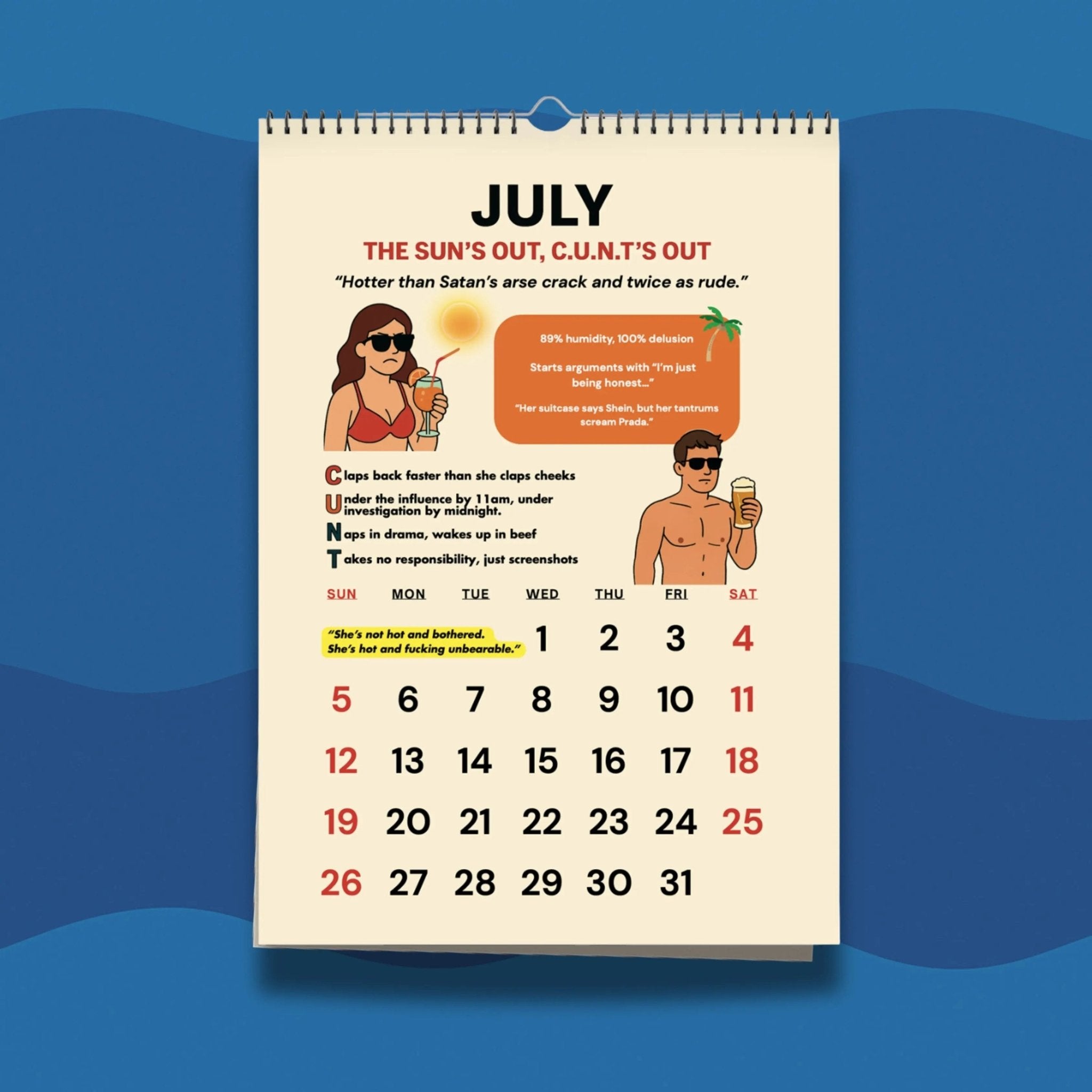 The C.U.N.T. Calendar 2026 - BanterBros