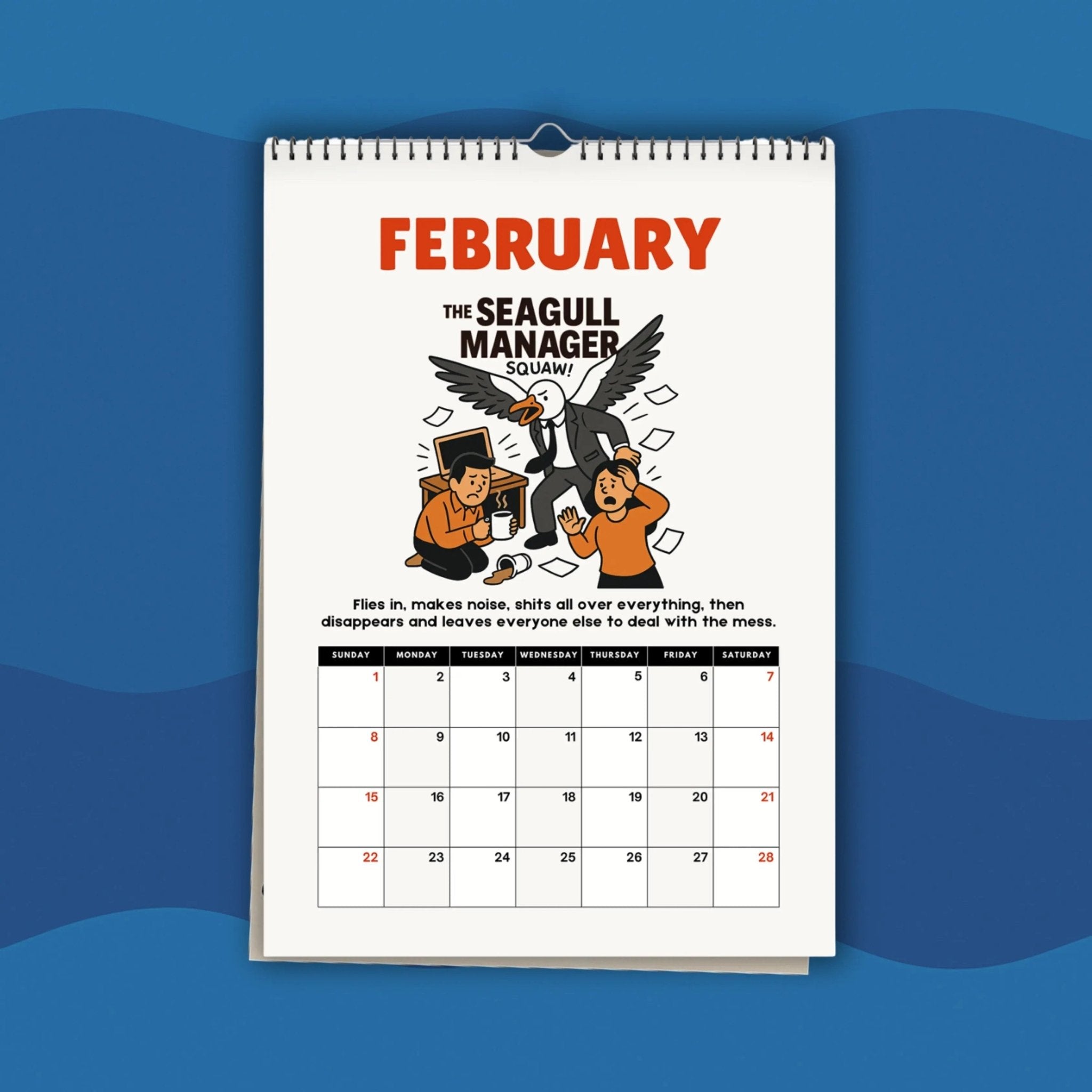 The Work Wanker Calendar 2026 - BanterBros